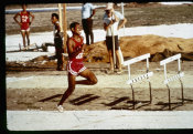 Ted Goble Collection, No. 14 Hurdles Micronesian Olympic Games 1969